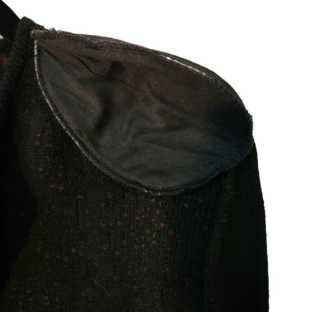 ❤️FINAL PRICE! Jones New York Zip Front Cardigan Jacket Brown Black Medium New - Picture 7 of 8